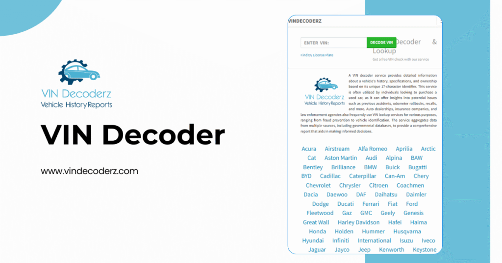 vindecoderz.com vin decoder