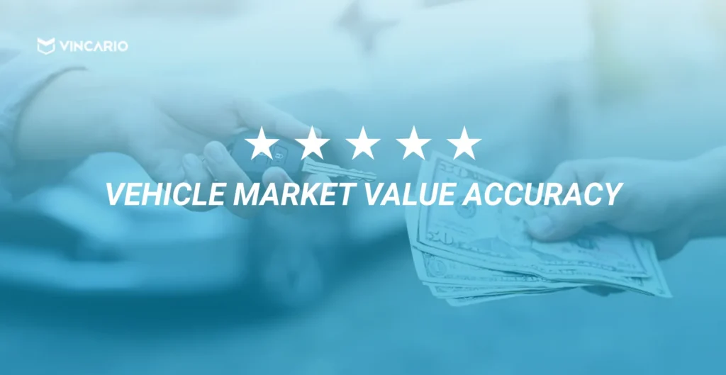 Vehicle market value accuracy