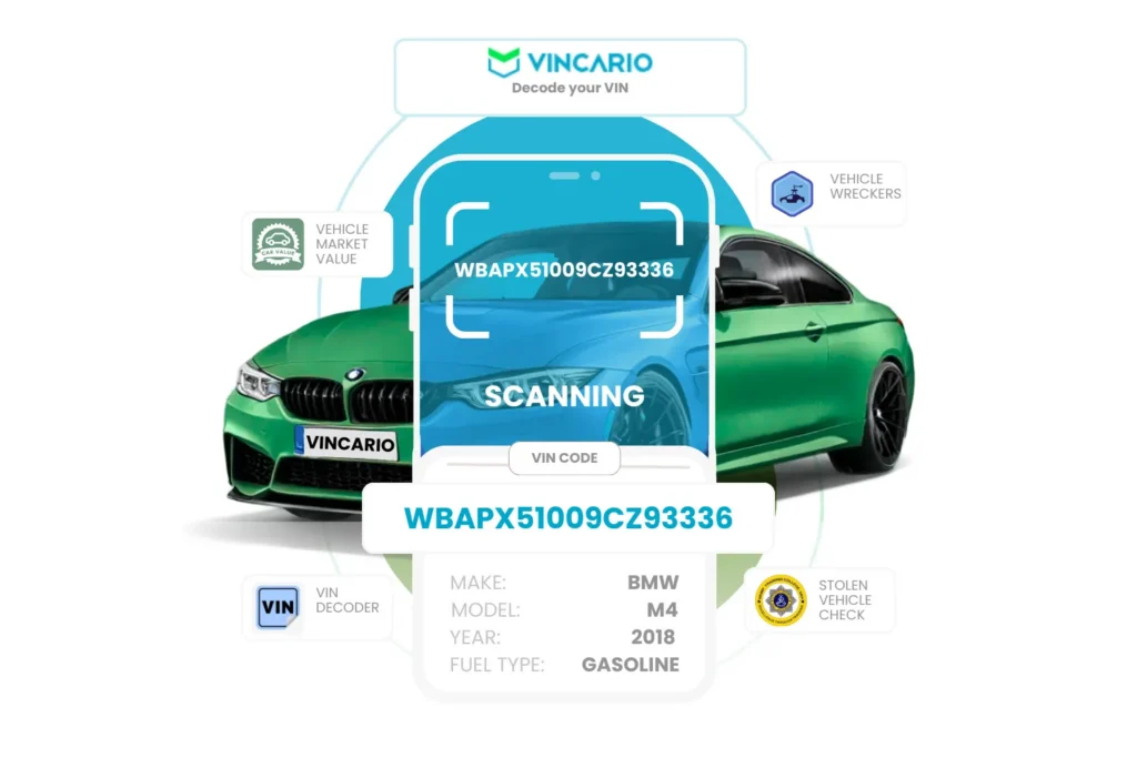 how to check vin number with Vincario
