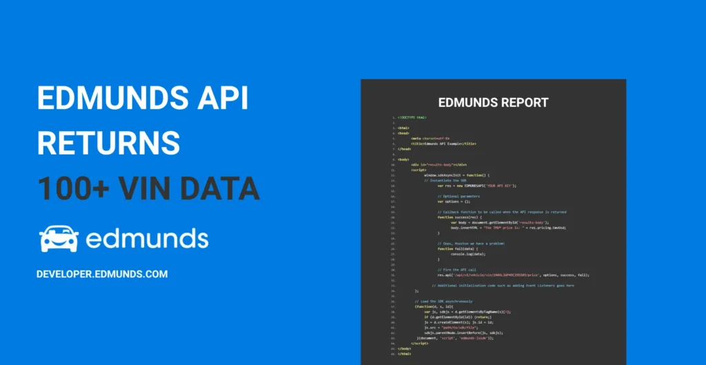 Edmunds VIN Data