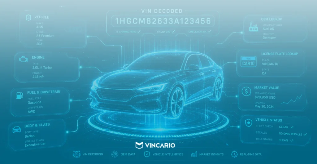 VIN decoding technology