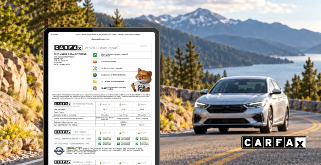 Vehicle Report Carfax