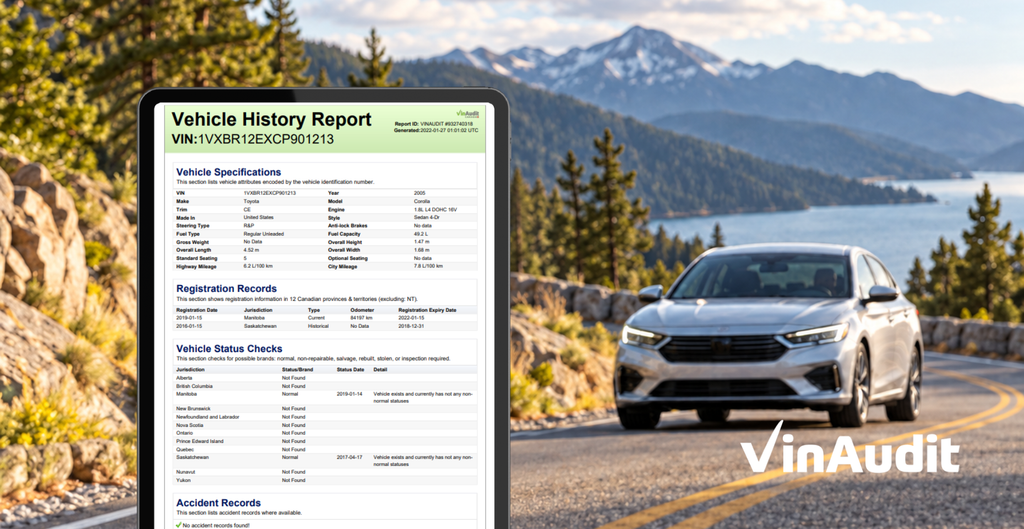 Vehicle Report VinAudit