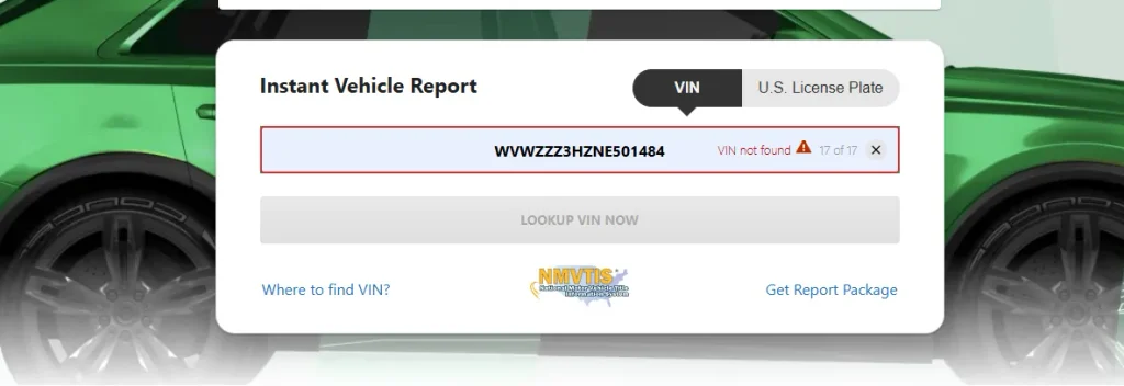 ClearVIN can not decode EU VINs