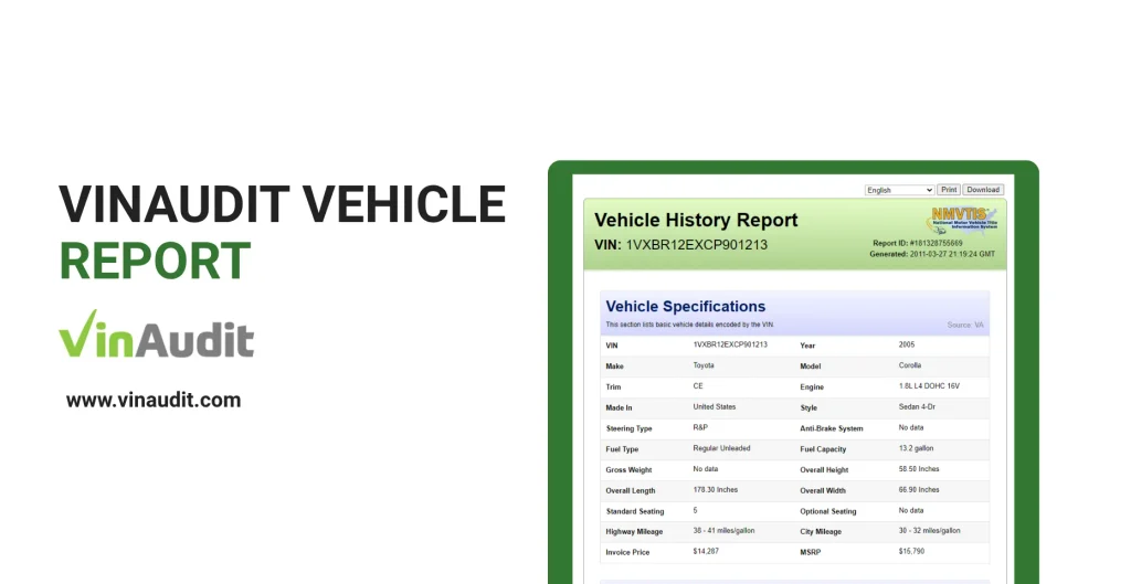 vinaudit report